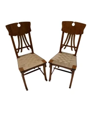 Chambre D'Artisan Chair by Gustave Serrurier-Bovy, 1895